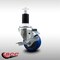 Service Caster 3'' SS Blue Poly Swivel 1-1/2'' Expanding Stem Caster with Brake SCC-SSEX20S314-PPUB-BLUE-TLB-112 - alternate 3